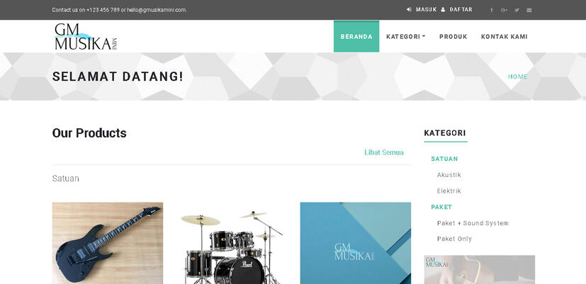 GM Musika - Penyewaan / Rental Alat Musik